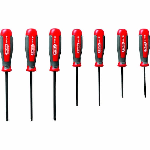 Proto Proto Super Proto 7 Piece Torx Black Screwdriver Set J88857